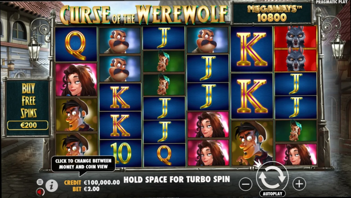 Curse of the Werewolf Megaways von Pragmatic Play